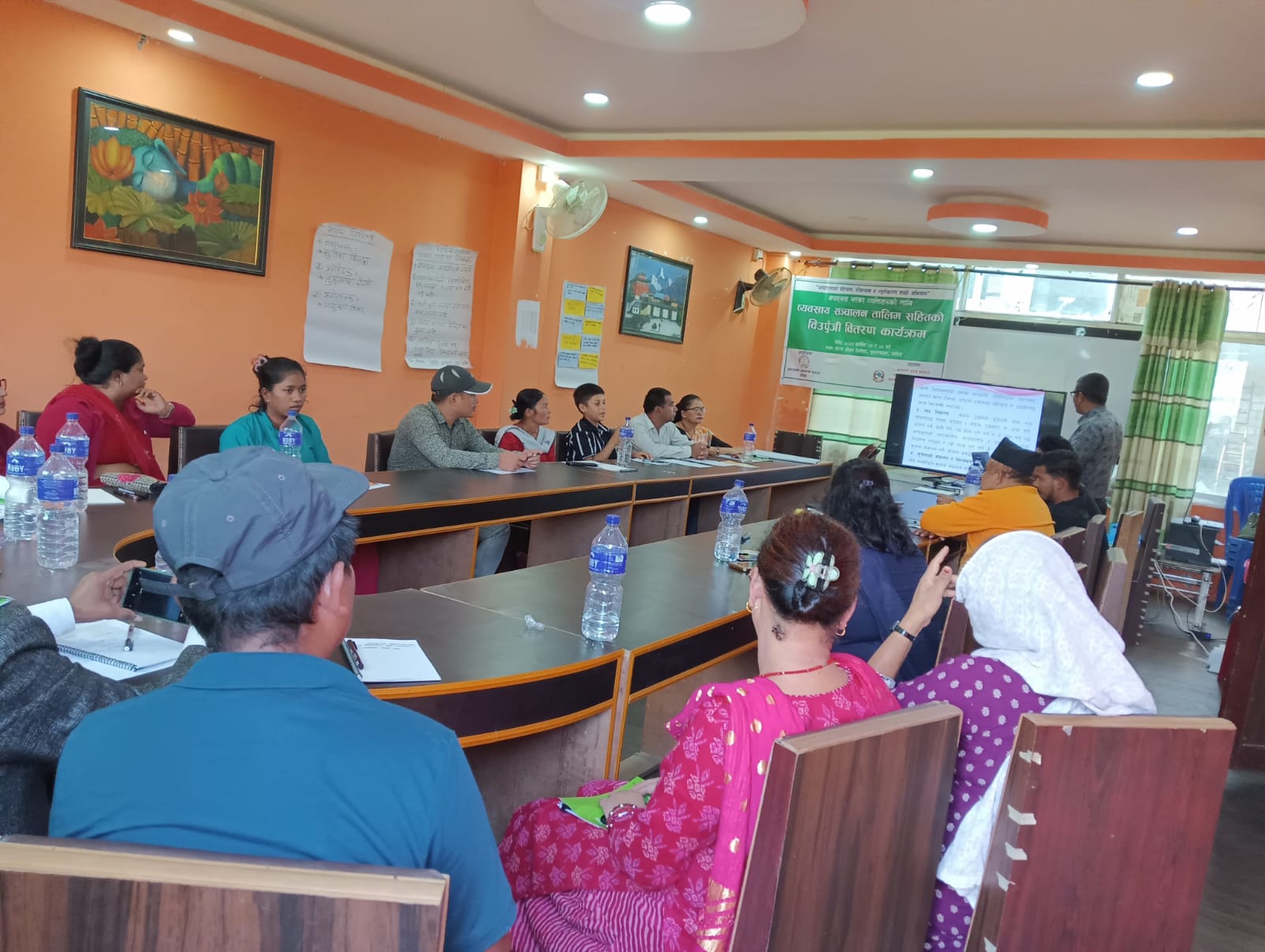 Three-day business management training for people with disabilities completed